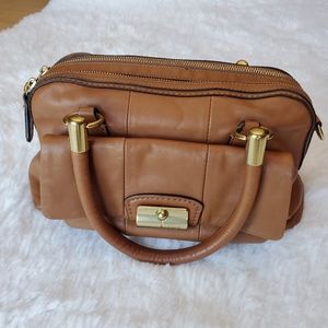 Coach Kristin Camel Leather Handle Bag G1093 14782